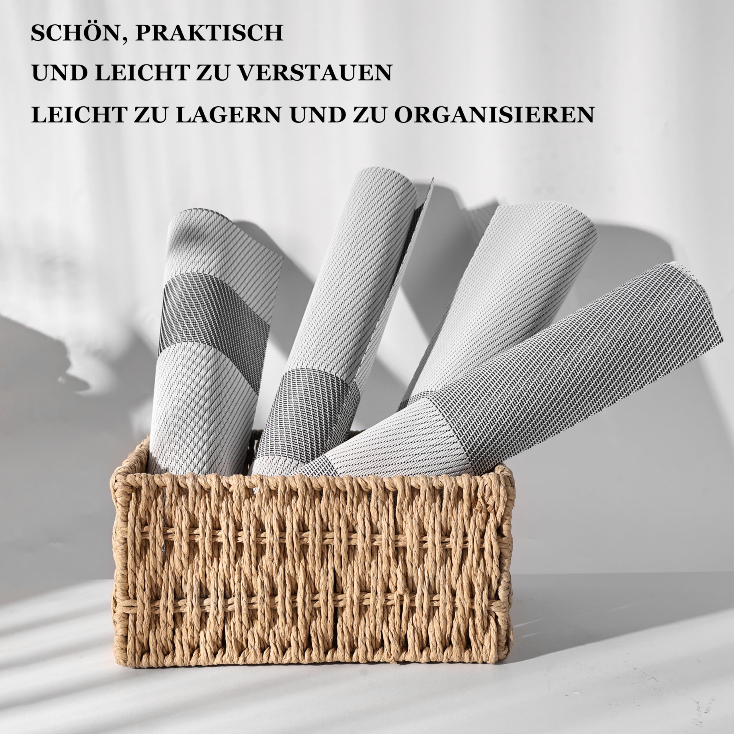 Lot De 6 Sets De Table Antidérapants Et Résistants Aux Taches