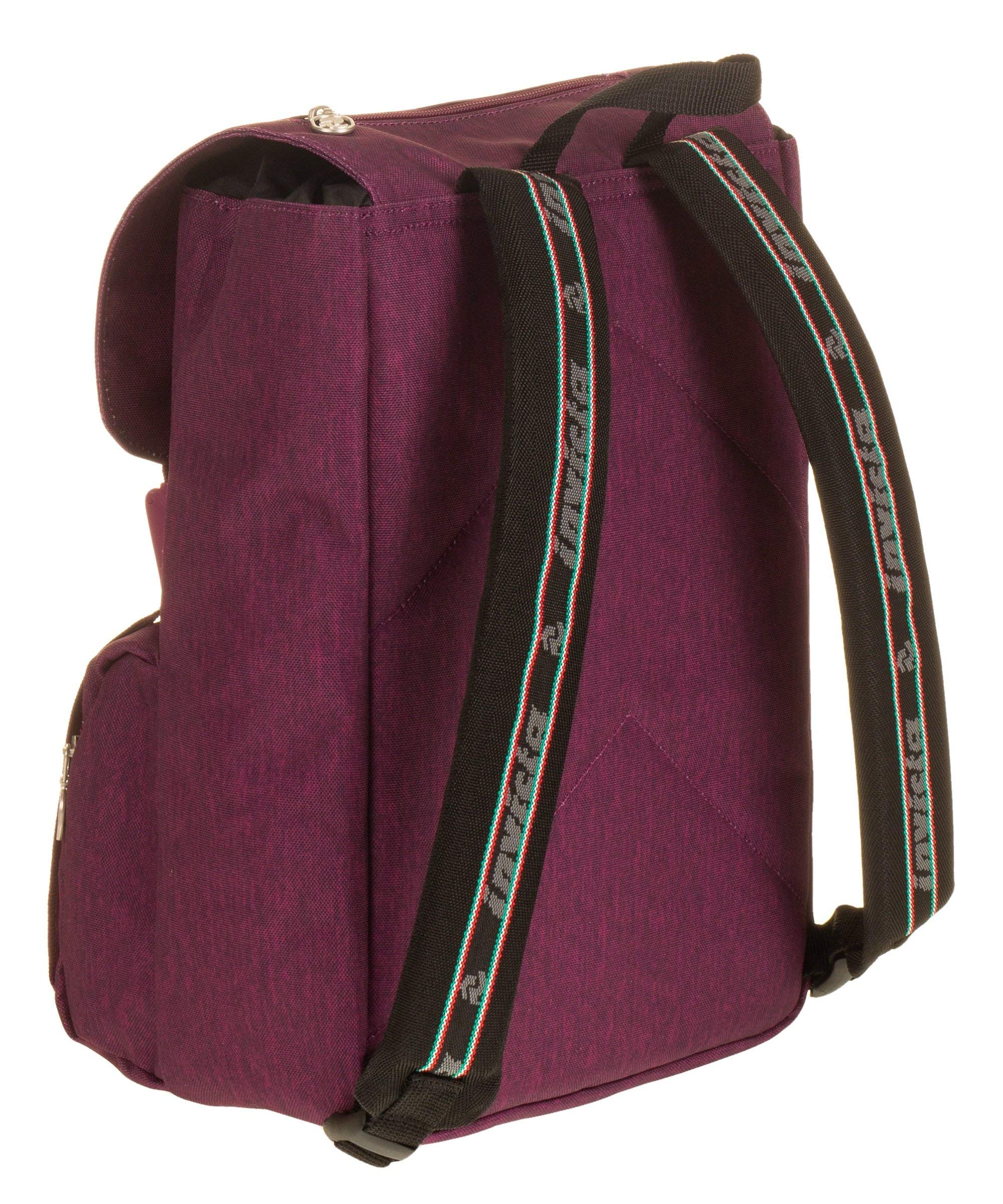 Invicta Zaino Ufficio Jolly Solid Small, Icon, Mono Scomparto con Tasca Porta PC Portatile, per Donna, Ufficio e Tempo Libero, 100% Tessuto Riciclato