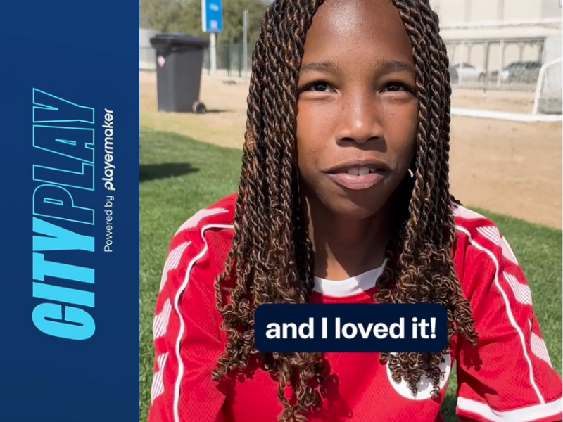 Advanced soccer training using the CITYPLAY Smart Soccer Tracker