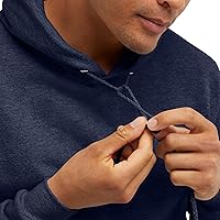 Vista 54 de Hanes EcoSmart Hoodie, Midweight Fleece, Pullover Hooded Sweatshirt for Men Negro