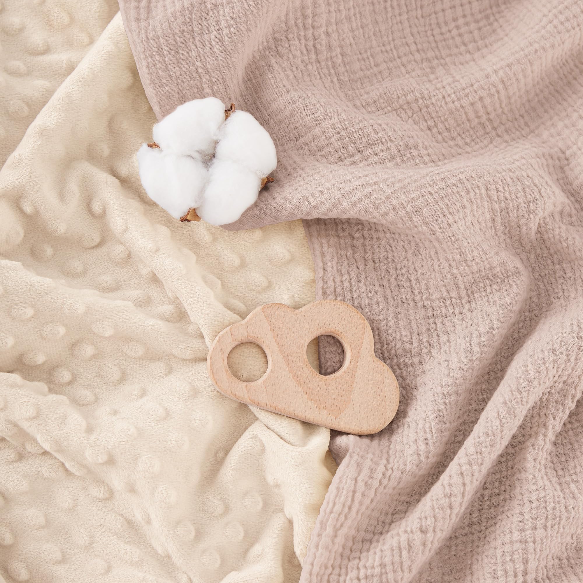 Coperta Universale Per Passeggino E Seggiolino Auto 90x90 Cm - Morbida Trapuntata Con Cappuccio, Ideale Per Neonati - Foto 7