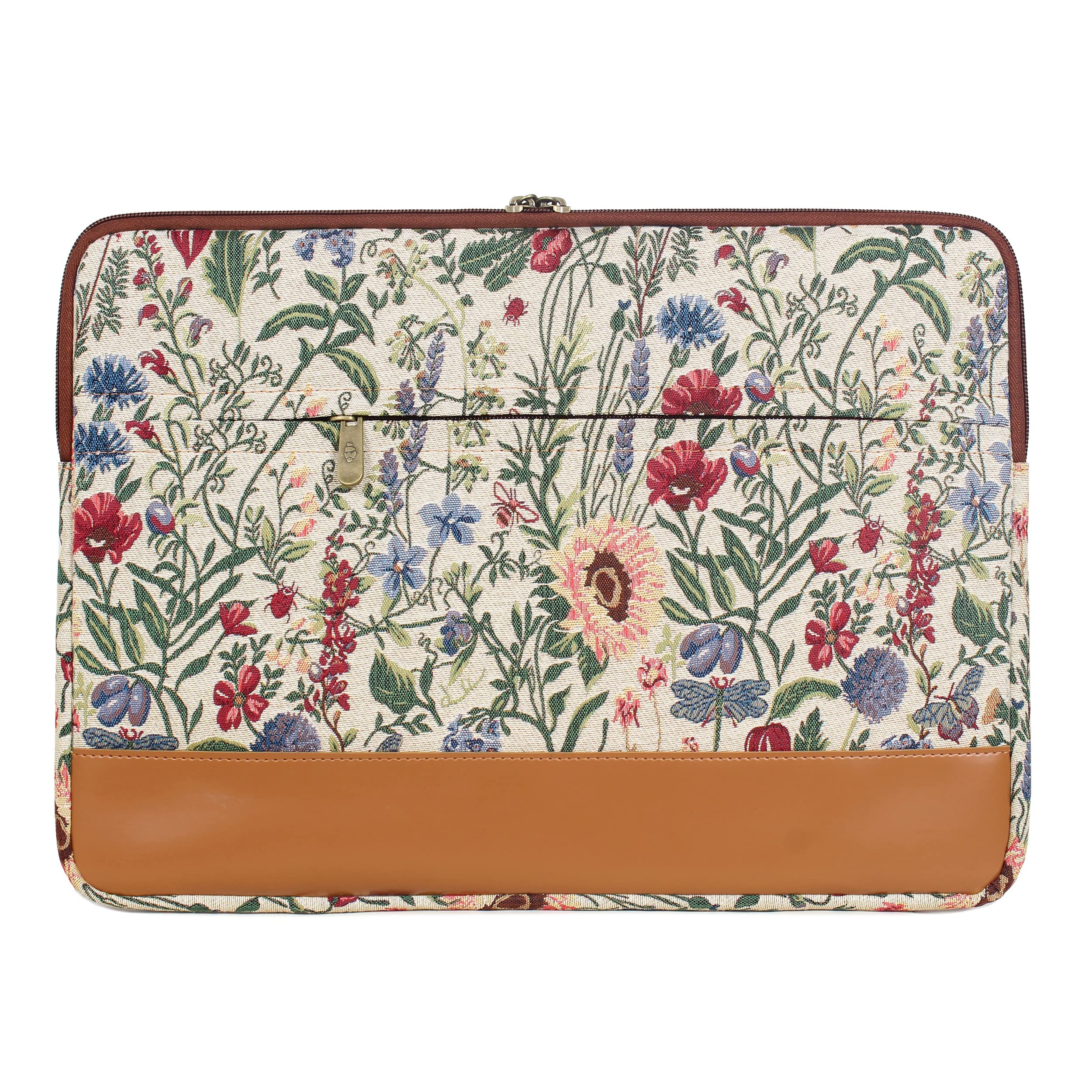 THE CLOWNFISH Python Faux Leather With Tapestry Fabric Unisex 17 Inch Tablet Case Laptop Bag (Flax), Multicolour (B0BGH16WWP) Amazon Price History, Amazon Price Tracker