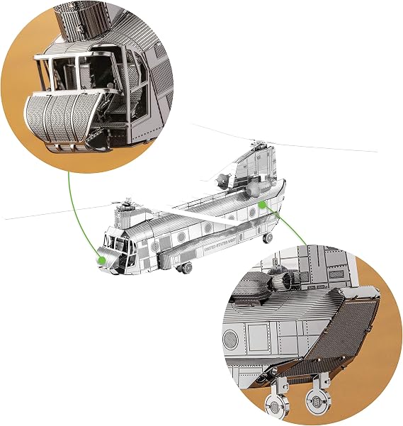 Metal Earth CH-47 Chinook 3D Metal Model Kit