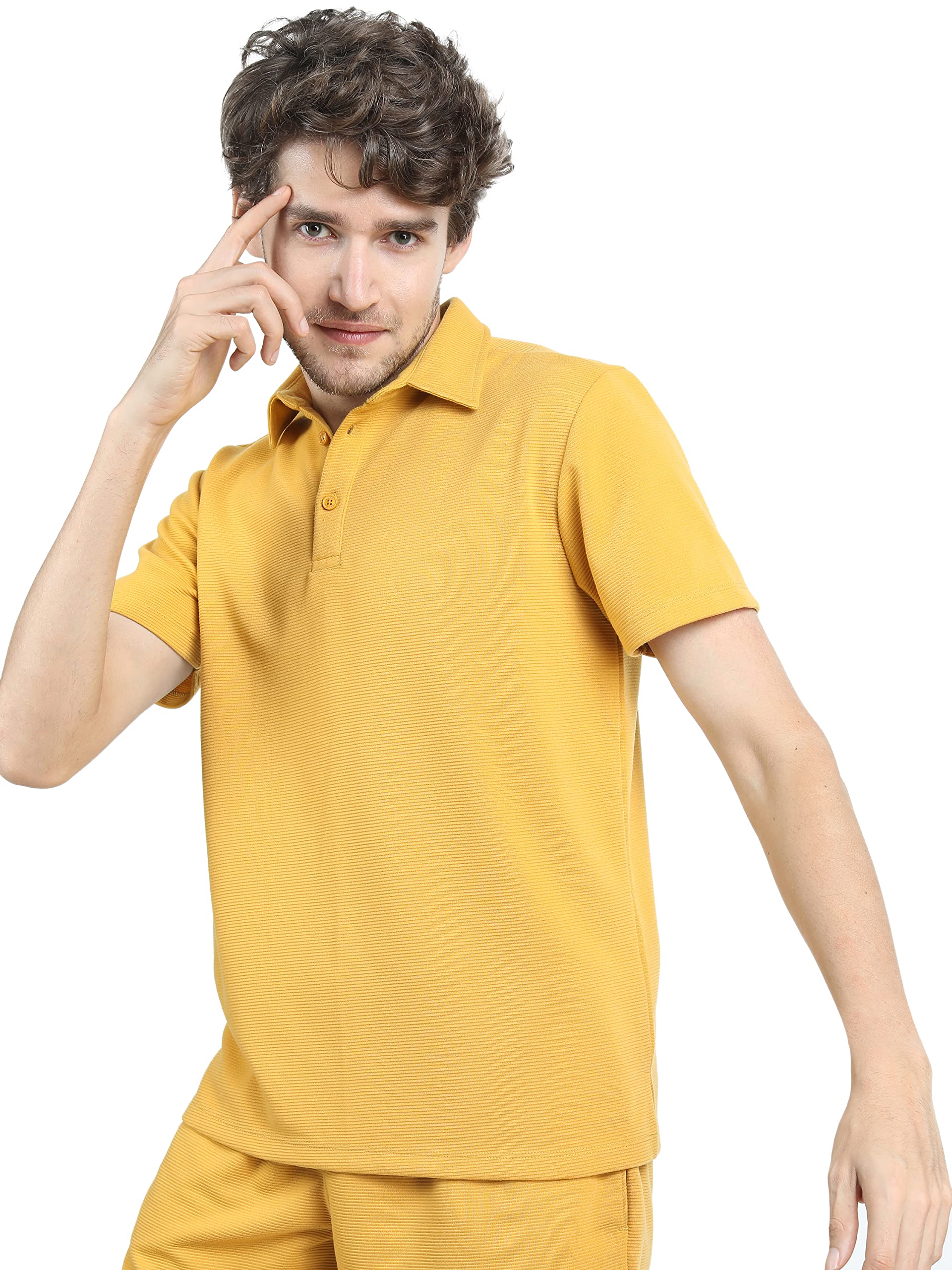 Ketch Men Polyester Regular Fit Half Sleeve T-Shirt in neutral