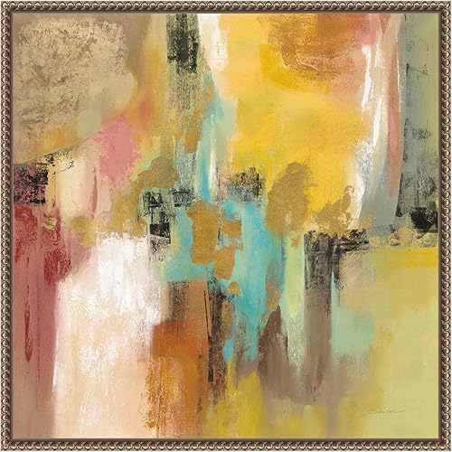 Miniatura 16 de Amanti Art Framed Canvas Wall Art 16x16 Retro Moment by Silvia Vassileva, Framed Wall Art Canvas, Abstract Artwork, Traditional Decor, Small Poster