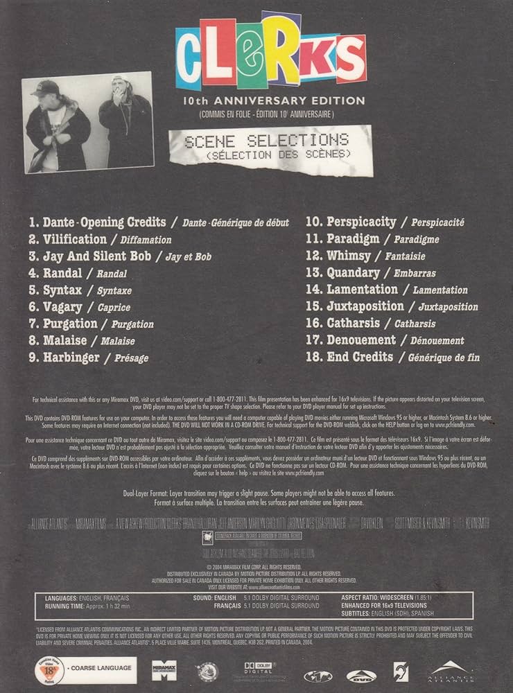 【中古】 FRESH ’96：PART TWO 10TH ANNIVERSARY(DVD) 中古】 FRESH '96：PART TWO 10TH ANNIVERSARY(DVD) Clerks