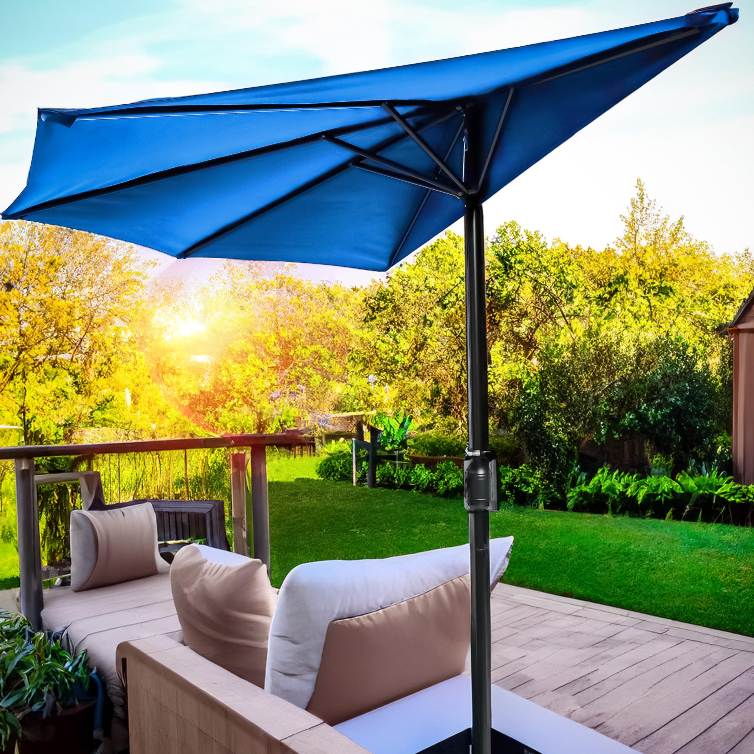 Patio Half Umbrella - 9'