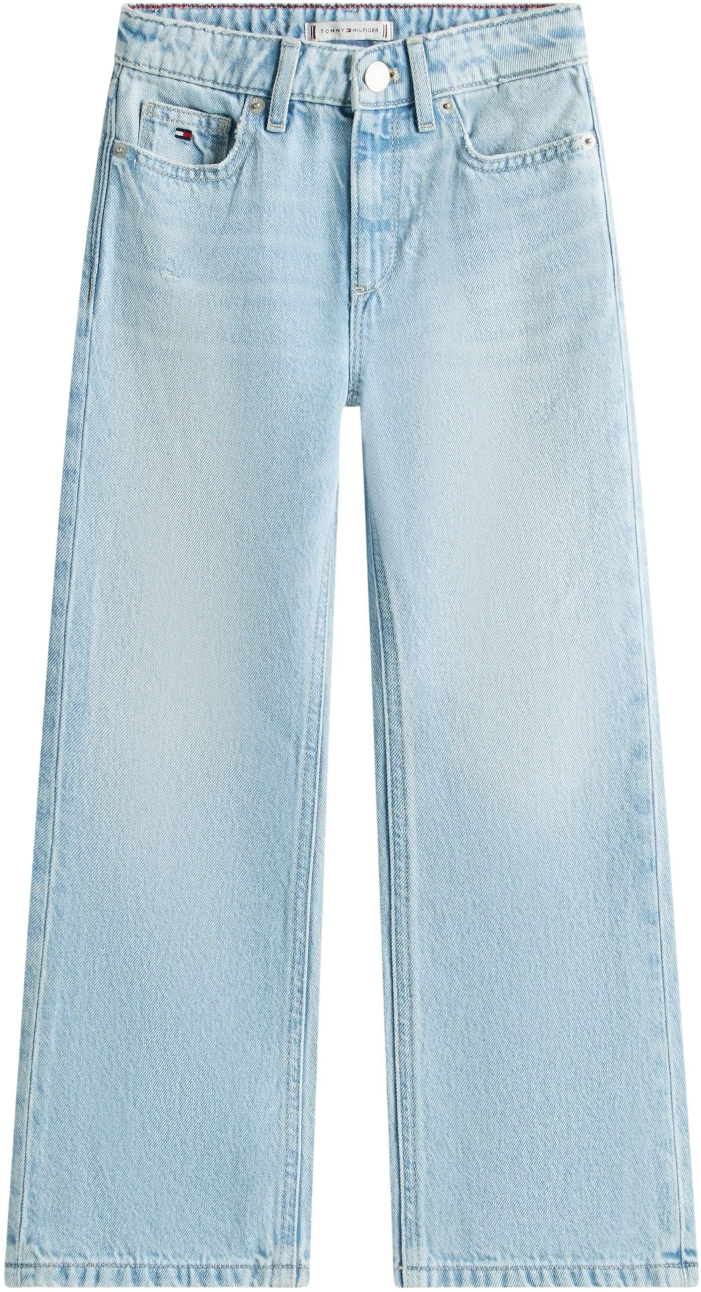 Tommy Hilfiger Mädchen Jeans Flare Light Blue Kg0kg09115