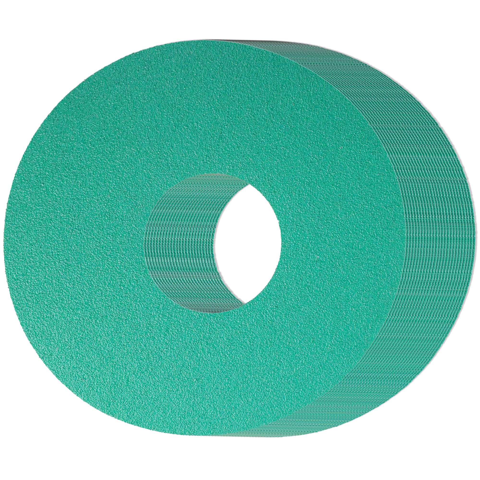 SporGain Paquete de 25 discos de lijado de 7 pulgadas para afilador de cuchillas de cortacésped, disco de molienda de grano 60 con circonia adhesiva, repuesto para cortacésped