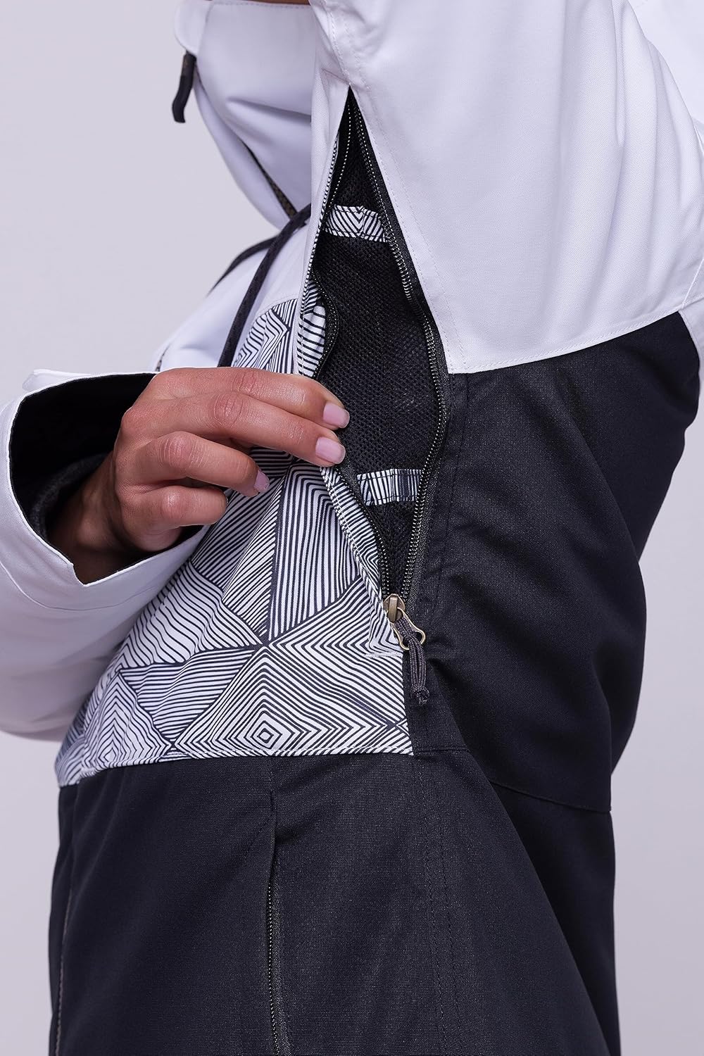 686 WOMENS ATHENA INSULATED JACKET WHITE CAMO COLORBLOCK