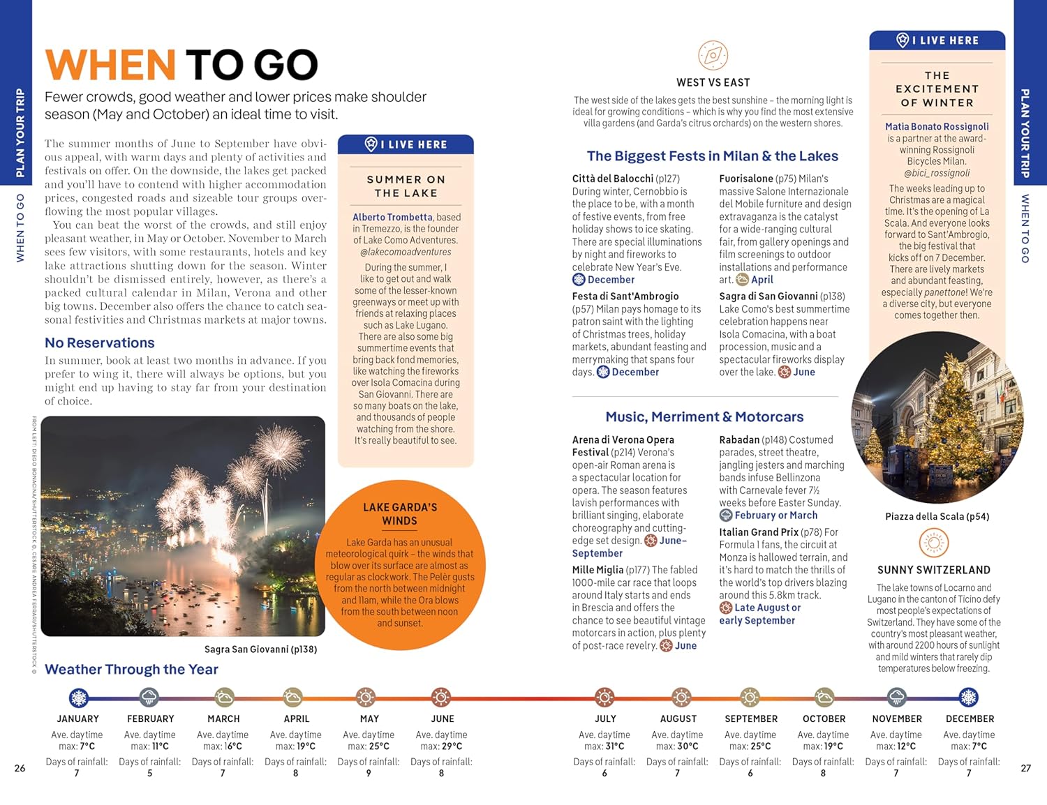 Lonely Planet The Italian Lakes: Detailed Itineraries | Travel Like a Local | Insider Tips | Covers Lake Como, Milan, Verona, Bellagio, and more (Travel Guide)      Paperback – May 20, 2025