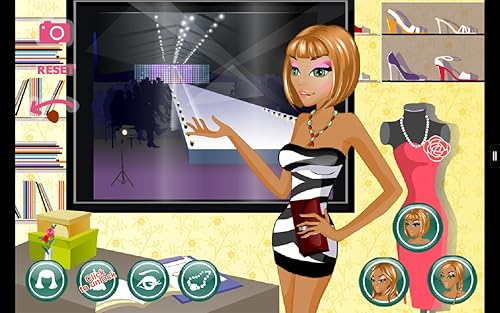 fashion designer new york dress up game floral linen dress main image 1