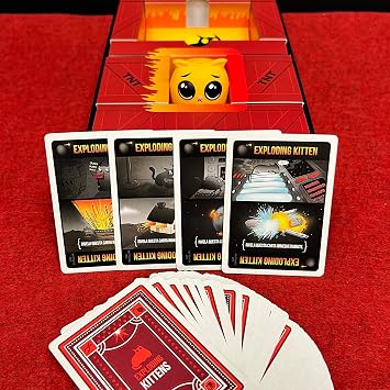 EXPLODING KITTENS CAT BURGLAR - Board Game for Family and Friends - Basic Card Game - Party Game, 2-5 Players, 7+ Years, Italian Edition