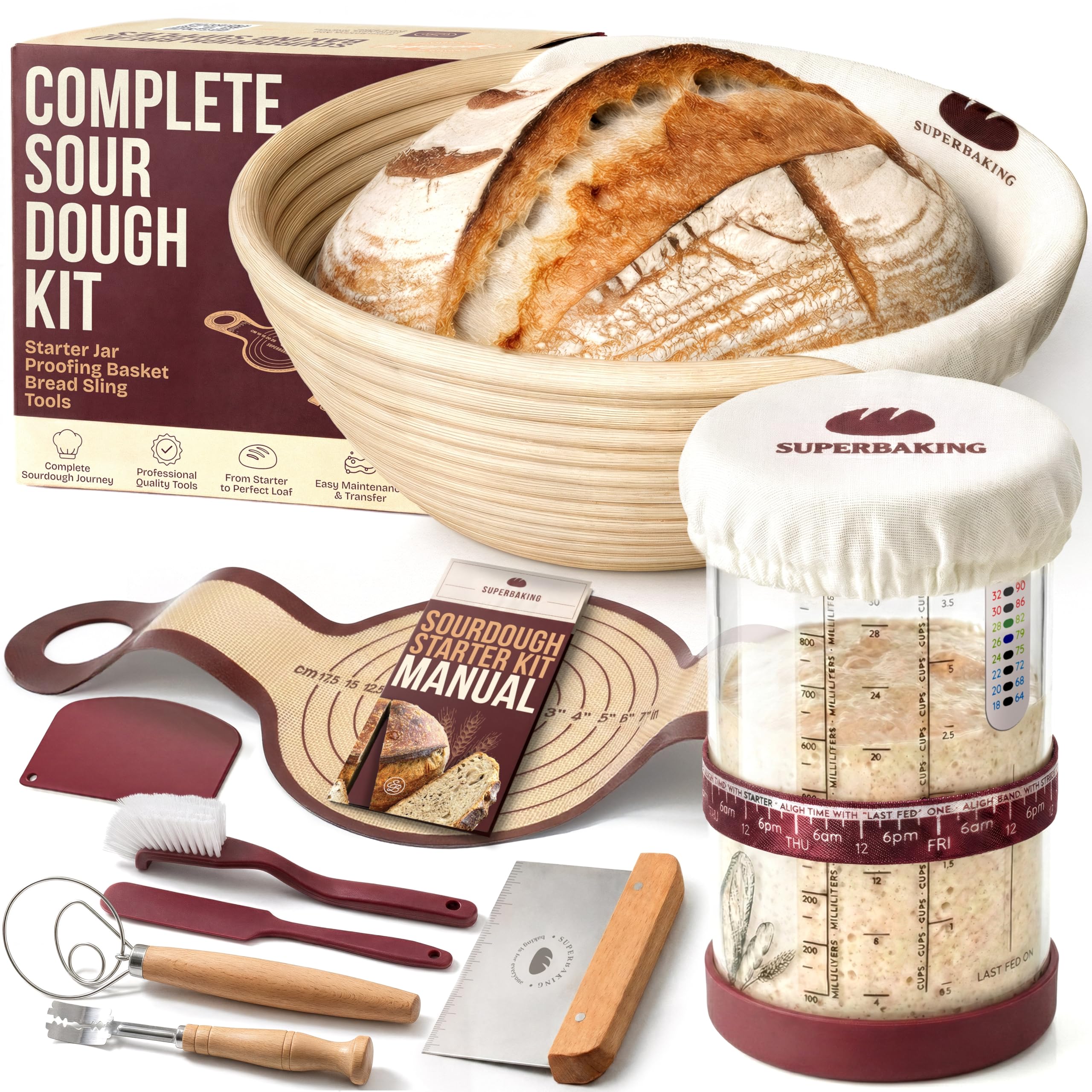 Superbaking Sourdough Starter Kit