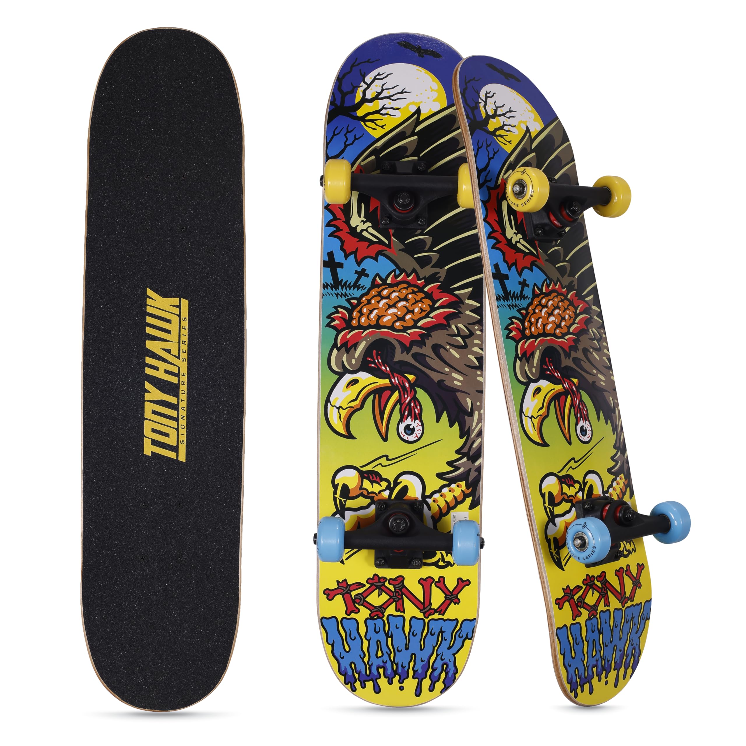 Amazon.com: Tony Hawk - 31-Inch Signature Series 1 Skateboard, 9