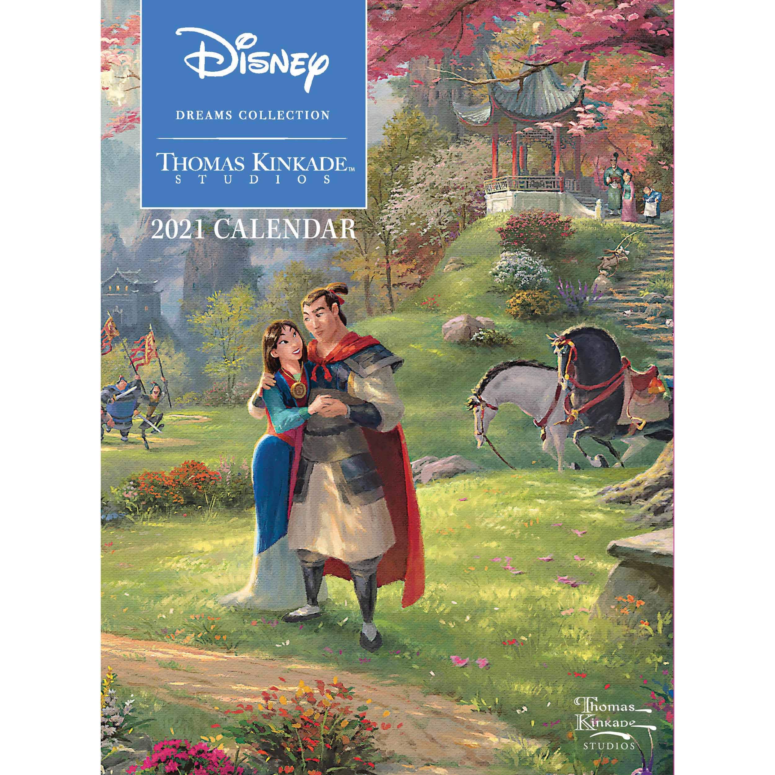 Disney Dreams Collection by Thomas Kinkade Studios: 2021 Monthly/Weekly Engageme: Original Andrews McMeel-Tischkalender [Kalendar] (Agenda-Ringbuch)