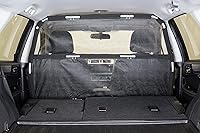 Vista 5 de Bushwhacker Deluxe Dog Barrier 56" Wide for Trucks, Large SUVs, Full-Sized Sedans – Backseat Divider, Mesh Net Screen Shield for Cargo Area Behind