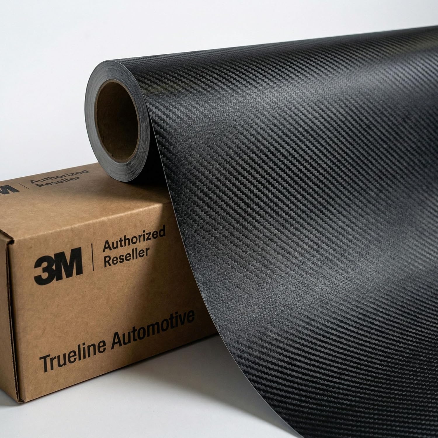 3M 2080 Carbon Fiber Black (CFS12) Vinyl Wrap Film - 5ft x 9ft - 45 sq ft - Dual Cast Bubble Free Air Release - Professional Automotive Vinyl