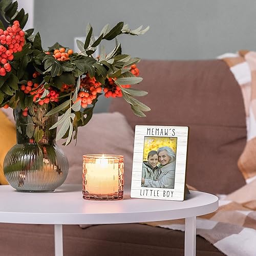 Miniatura 2 de Memaw Gifts - Marco de fotos de 4 x 6 pulgadas, marco de fotos de madera Memaw de Navidad, Día de la Madre, regalos de cumpleaños para memaws de