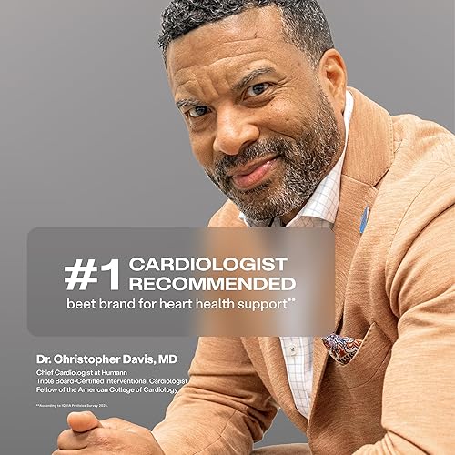 Miniatura 7 de Humann Cardiovascular Health Daily, soporte vascular y de presión arterial 4 en 1, extracto de semilla de uva y suplemento de circulación de ácido