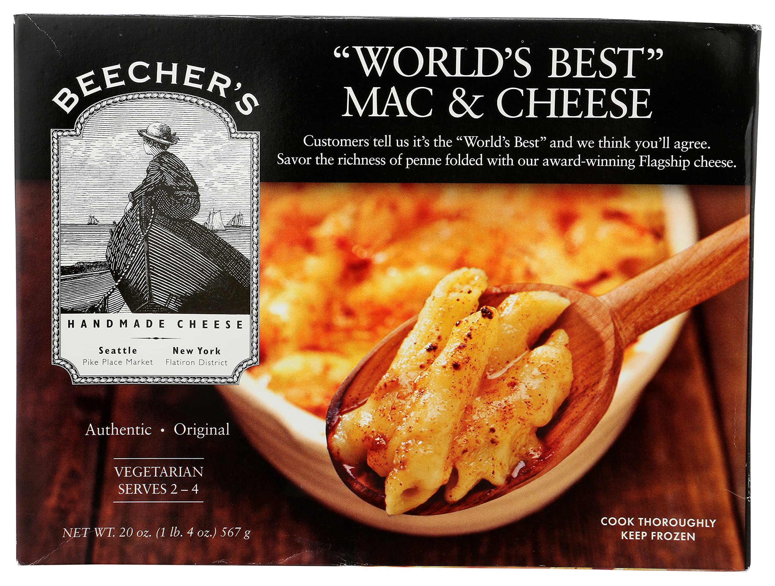 Beechers Mac & Chse Worlds Best, 20 Oz (Pack of 8)