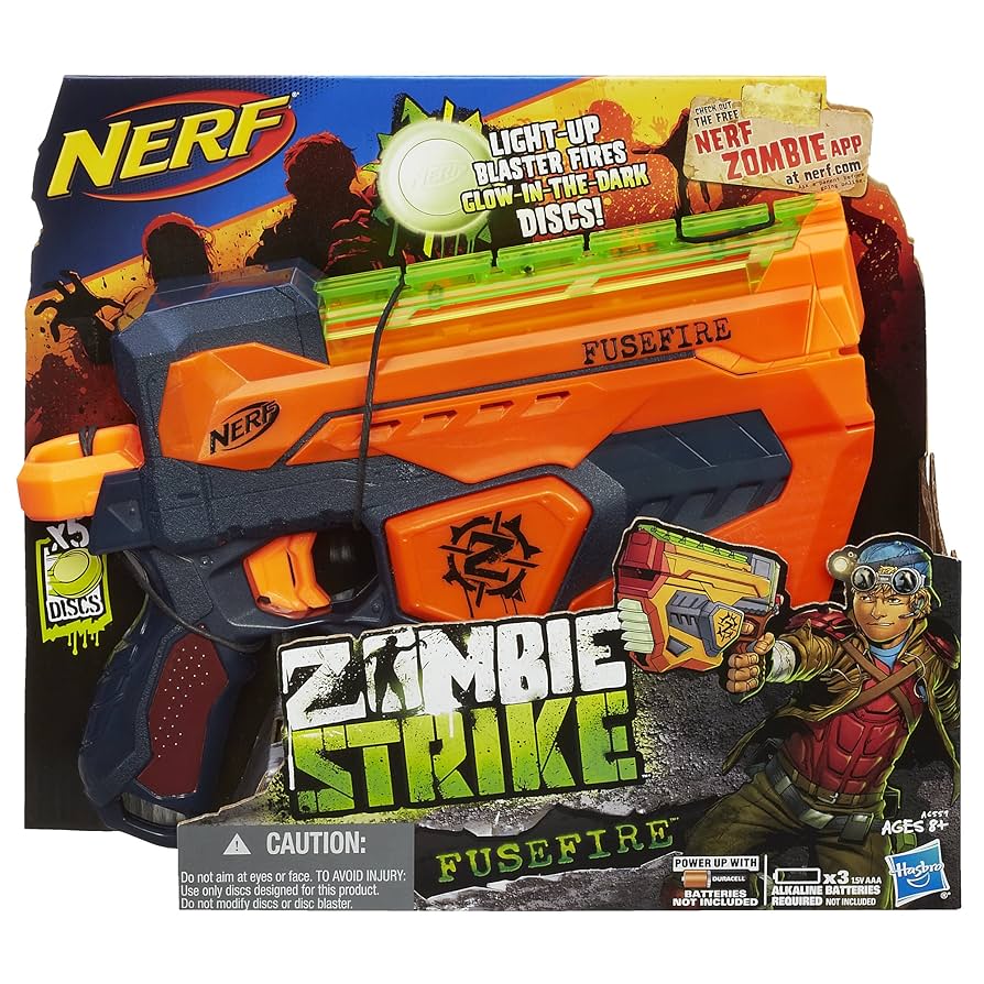 Amazon.com: Nerf Zombie Strike Fusefire Blaster : Toys & Games