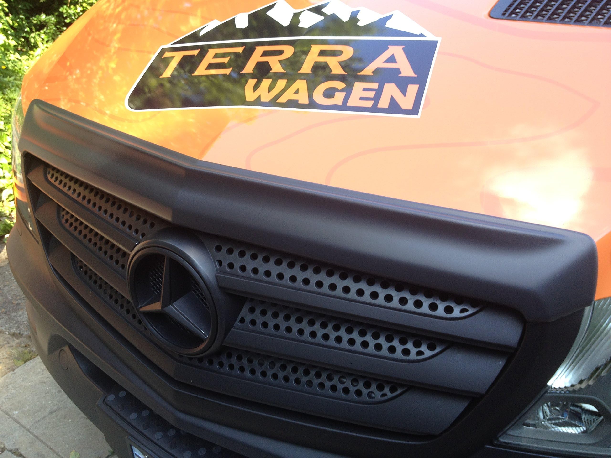 Terrawagen TWS22-Sprinter Hood Spoiler Armor for Mercedes-Benz and Freightliner Sprinters