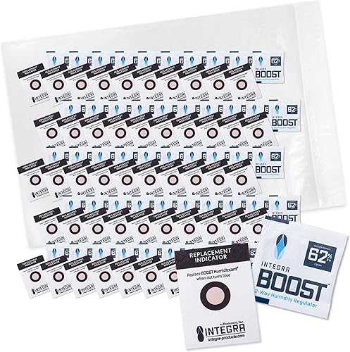 Integra Boost Paquete de control de humedad de 2 vías – Tecnología patentada para el control de la humedad – Preserve el sabor y mantenga el 62%