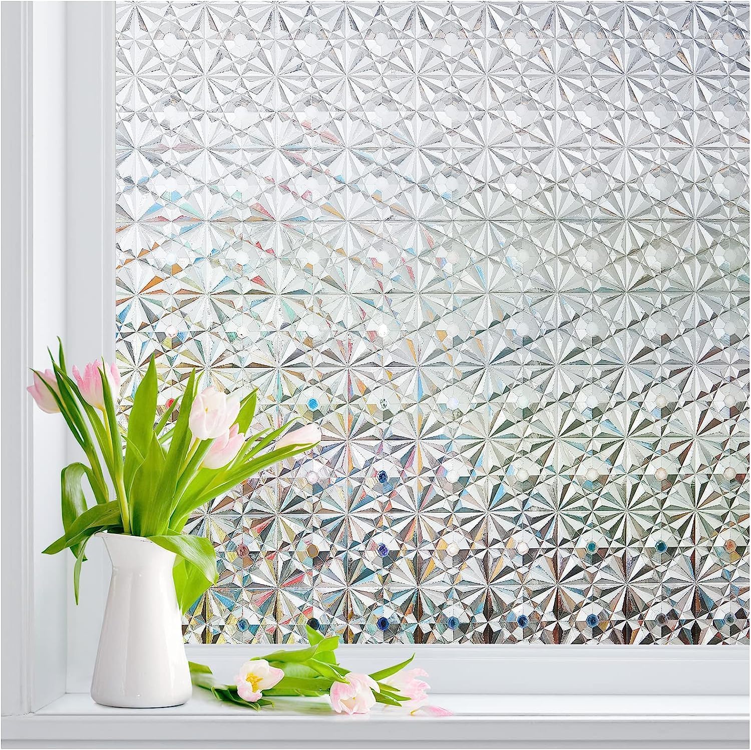 Window Privacy Film Frosted Glass Window Clings