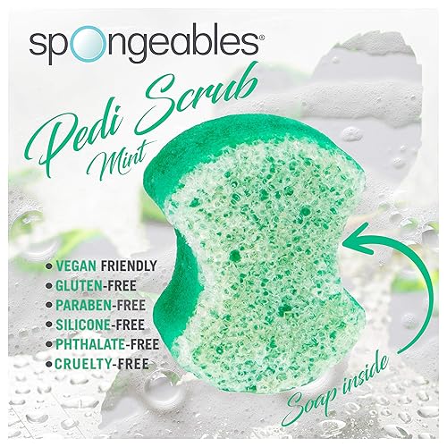 Miniatura 69 de Esponja exfoliante de pies Spongables Pedi Scrub para 20+ 1 unidad