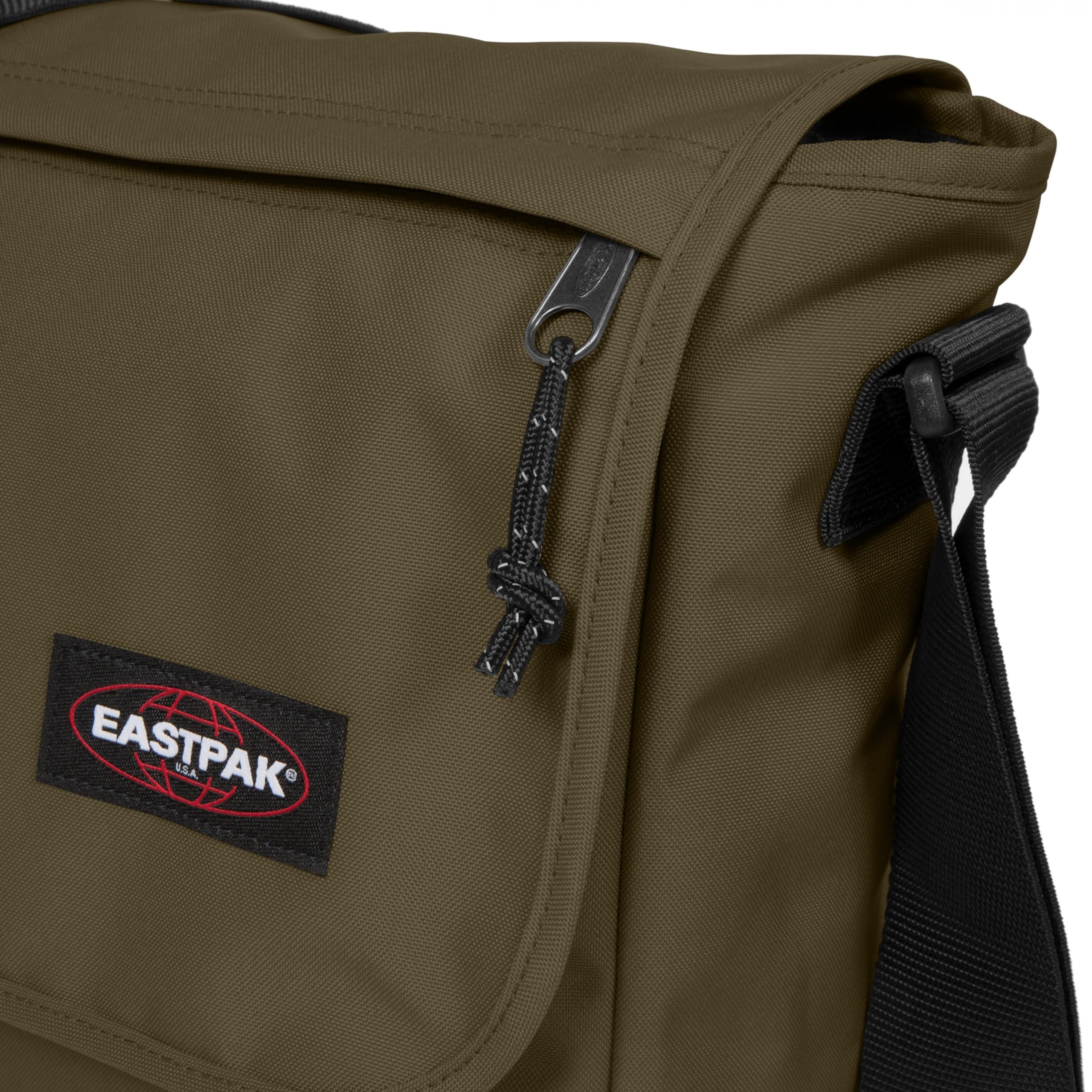 EASTPAK Delegate + Borsa a Tracolla, 20 L - Army Olive (Verde)