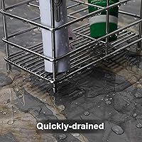 Vista 3 de Dseap - Soporte para cepillo y pasta de dientes de acero inoxidable