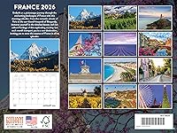 Vista 144 de Calendario de pared mensual 2025 de México, 12 meses, fabricado en Estados Unidos