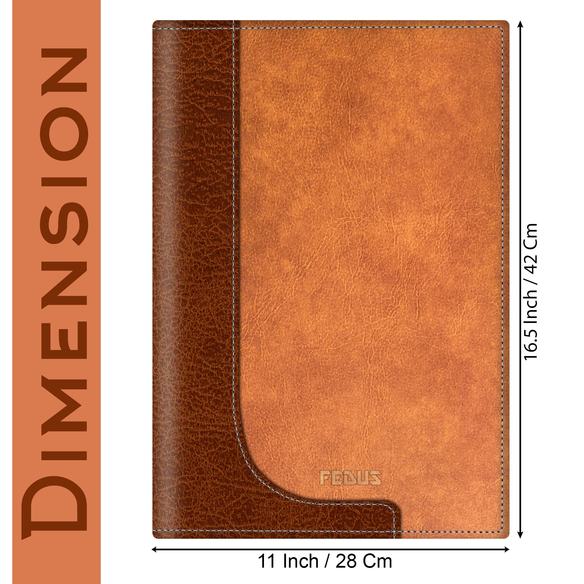 FEDUS Carpeta de documentos para certificados, carpeta profesional multiusos de cuero sintético para documentos, soporte de documentos, bolsa de documentos, cartera, archivo ejecutivo con 20 hojas