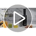 Elite Gourmet EJX600 Compact Small Space-Saving Masticating Slow Juicer, Cold Press Juice Extractor, Nutrient and Vitamin Dense, Easy to Clean, 16 Oz Juice Cup, Charcoal Grey - Image 8