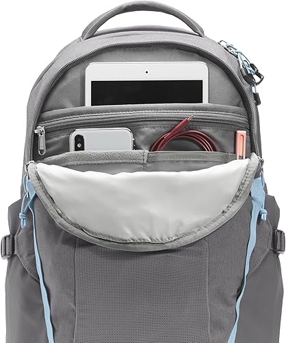 Miniatura 5 de THE NORTH FACE Mochila para portátil Recon Everyday para mujer, Zinc, gris oscuro jaspeadoazul polvo, Classic