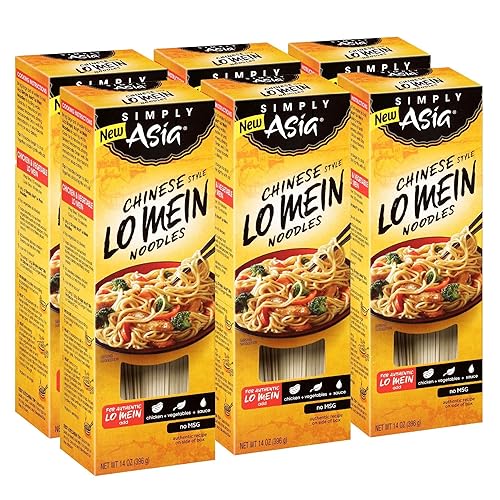 Simply Asia Fideos Lo Mein estilo chino, 14 onzas (paquete de 6)