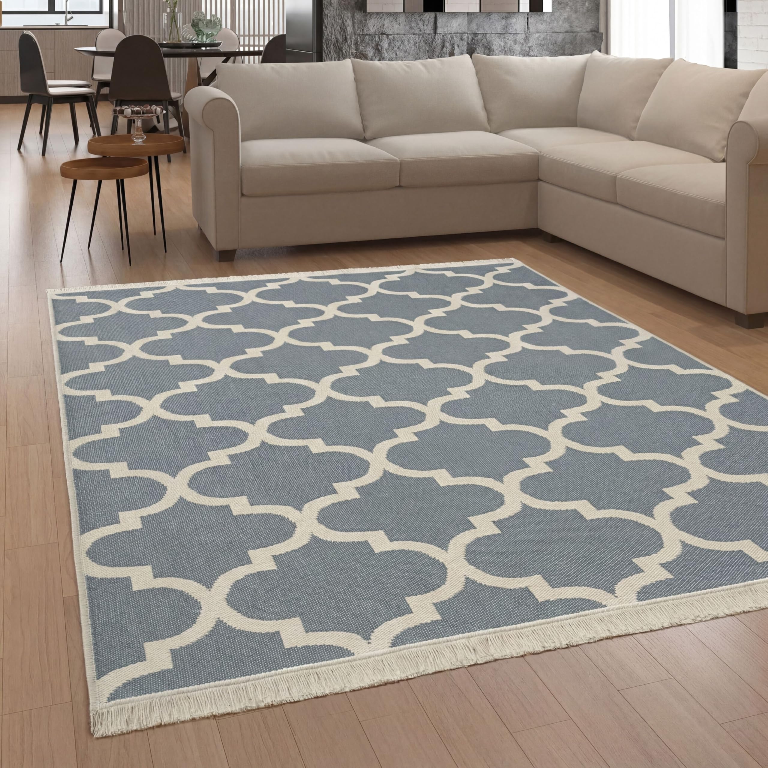 Paco Home Tappeto Salotto Moderno Soggiorno Lavabile In Lavatrice Motivo Scandinavo Motivo Boho, Colore:Grigio 3, Dimensione:60x180 cm