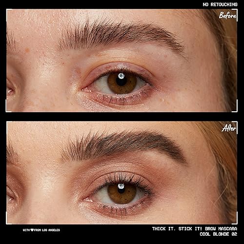 Vista 25 de NYX PROFESSIONAL MAKEUP Thick It Stick It - Máscara engrosante para cejas, gel para cejas, color morena 06 Morena
