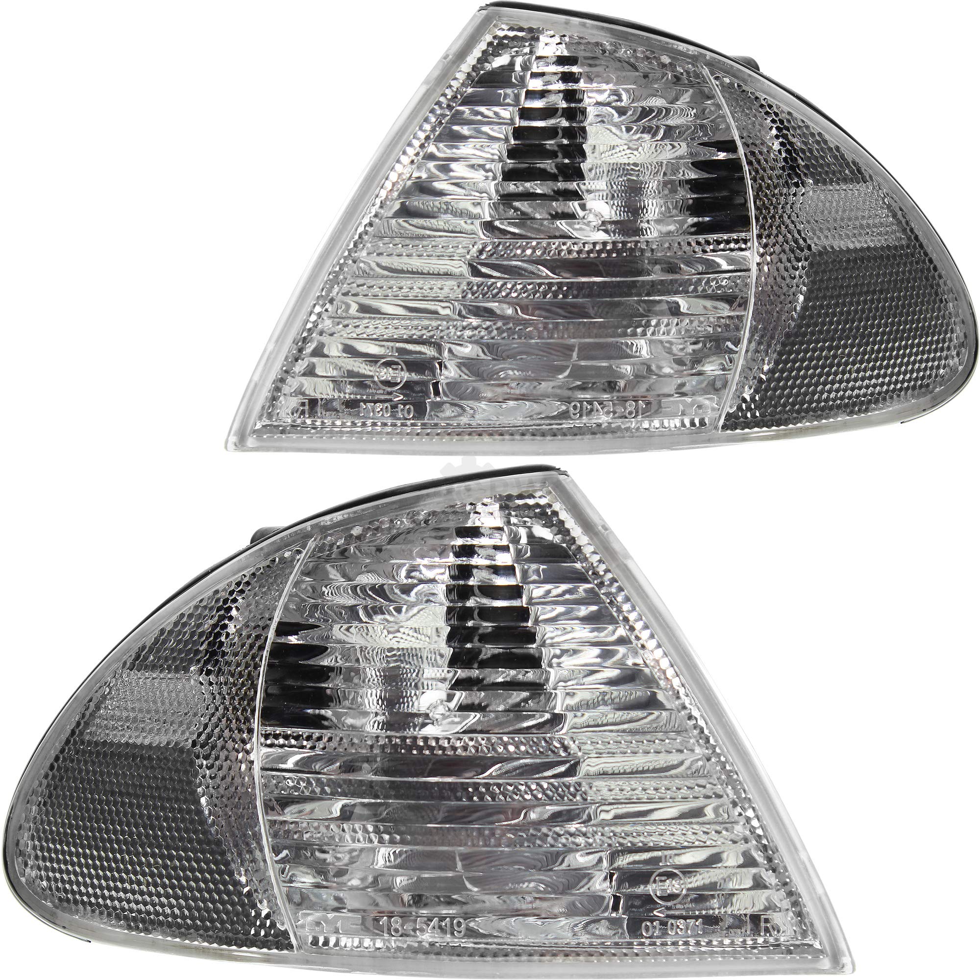 BMW E46 Frontblinker Set Weiß - Für Limousine & Touring Baujahr 1998-2001