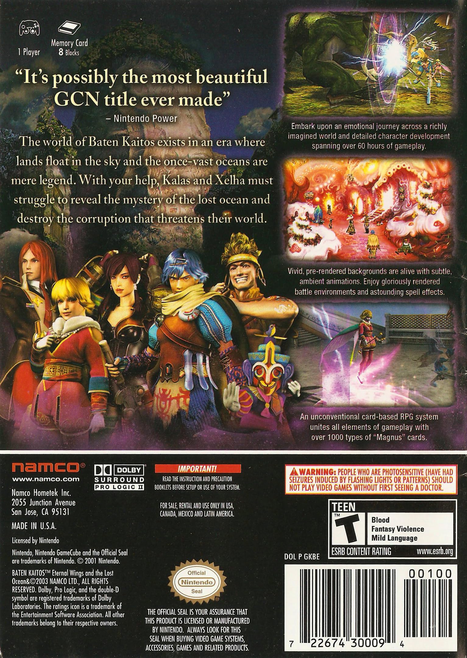 Amazon.com: Baten Kaitos (Renewed) : Video Games