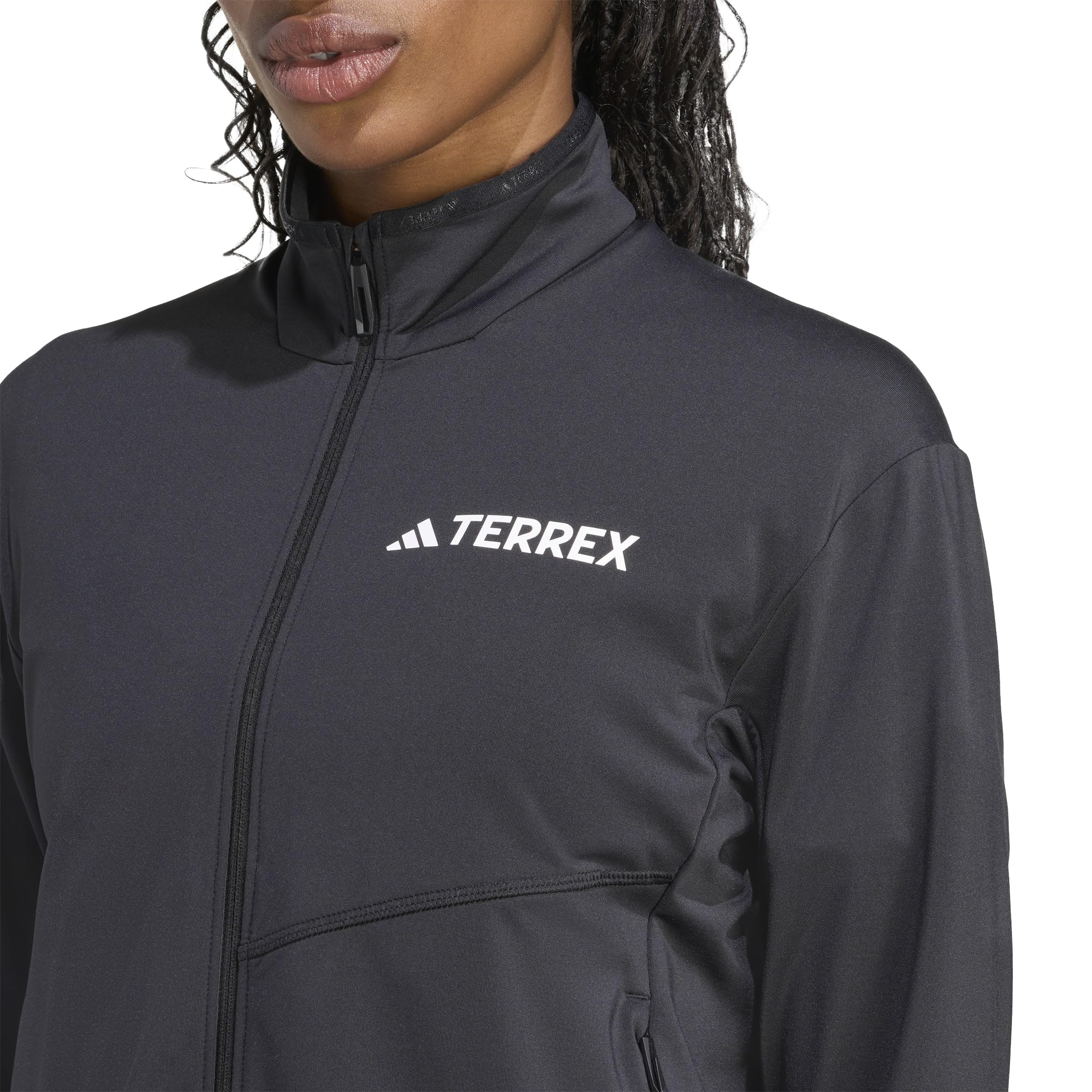 adidas Mujer Terrex Multi CLIMAWARM Full Zip Tech Fleece Jacket