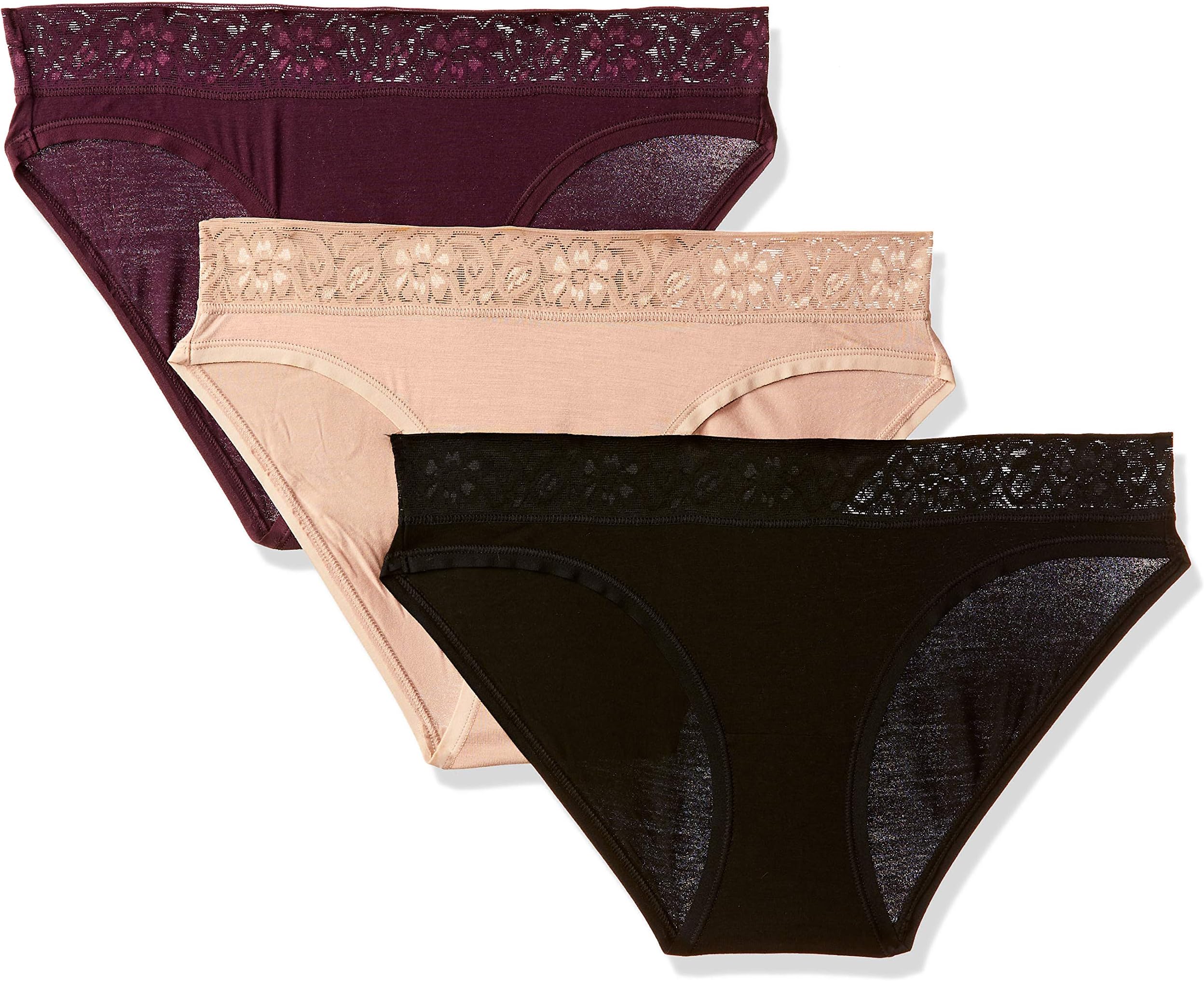 Women's Polyester Bikini Panty (Pack of3)