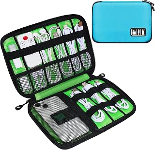 Travel Cable Organizer Bag Small Electronic Organizer Cable Bag Travel Cable Case Waterproof Cable Organizer Bag Travel Essentials for Cord Storage,Charger,Hard Drive
