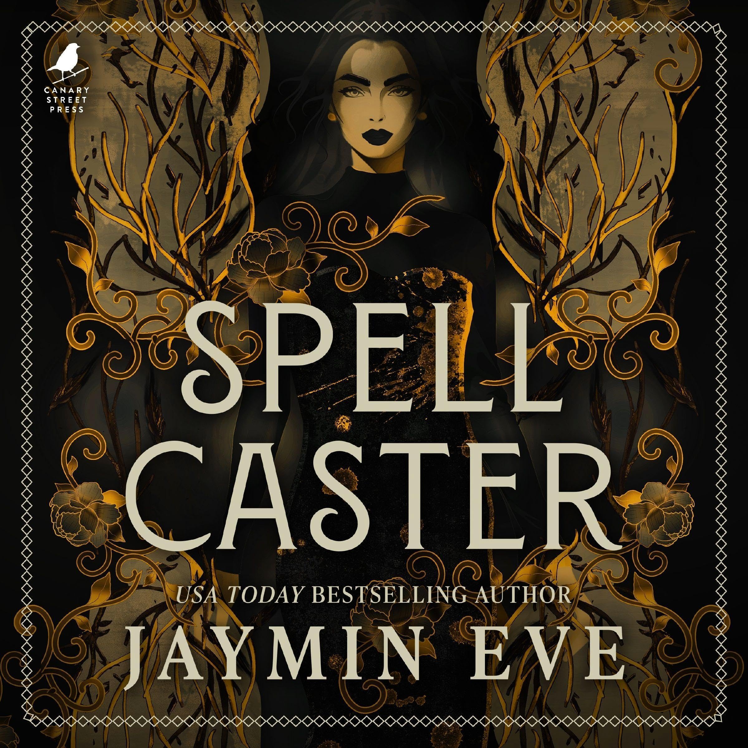 Cover art for Spellcaster - an intense enemies-to-lovers romantasy with steamy heat, magical creatures, fast pacing, and stakes that will keep you hooked.
