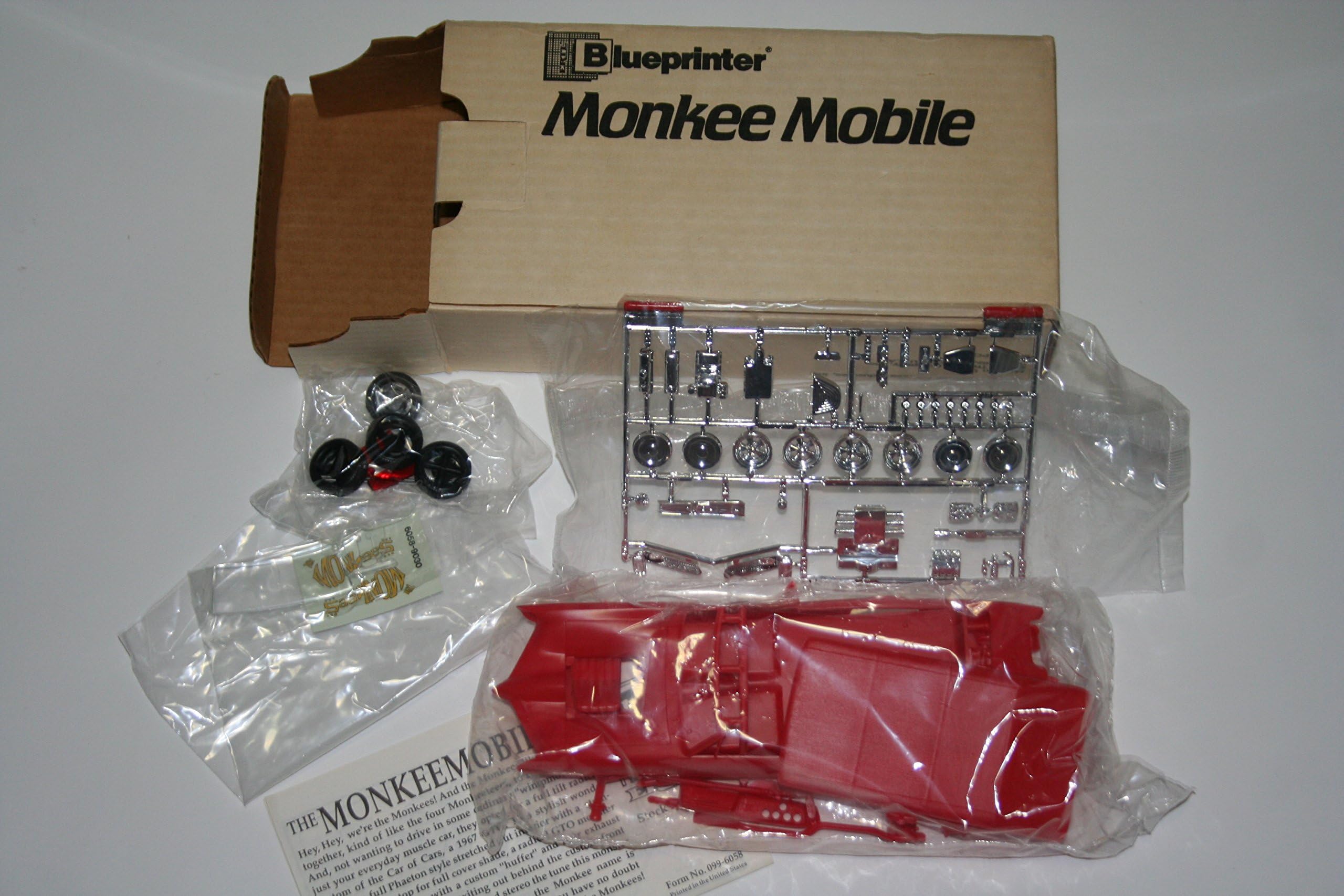 1989 Blueprinter Monkee Mobile Model Kit