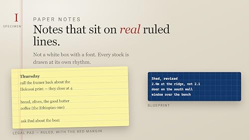 Paper Notes: Notepad, Notebook & Journal – vue 2