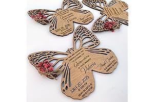 Wooden Butterfly Quinceanera Invitations: A Personal Touch for the Perfect Celebration