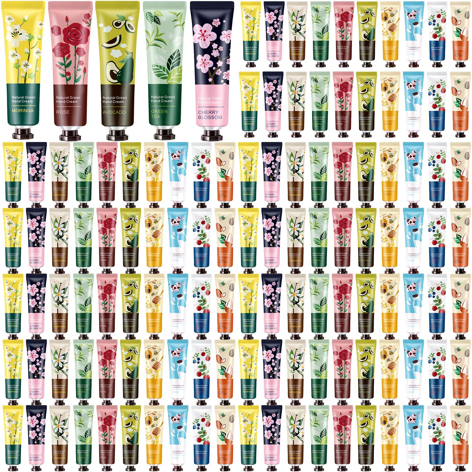 200 Pack Hand Cream Gifts Set for Women Mothers Day Gifts for Mom Mini Lotion Bulk for Dry Cracked Hands, Mini Hand Lotion for Nurse Gifts,bridesmaid Gifts,teacher Appreciation Gifts,10 Styles