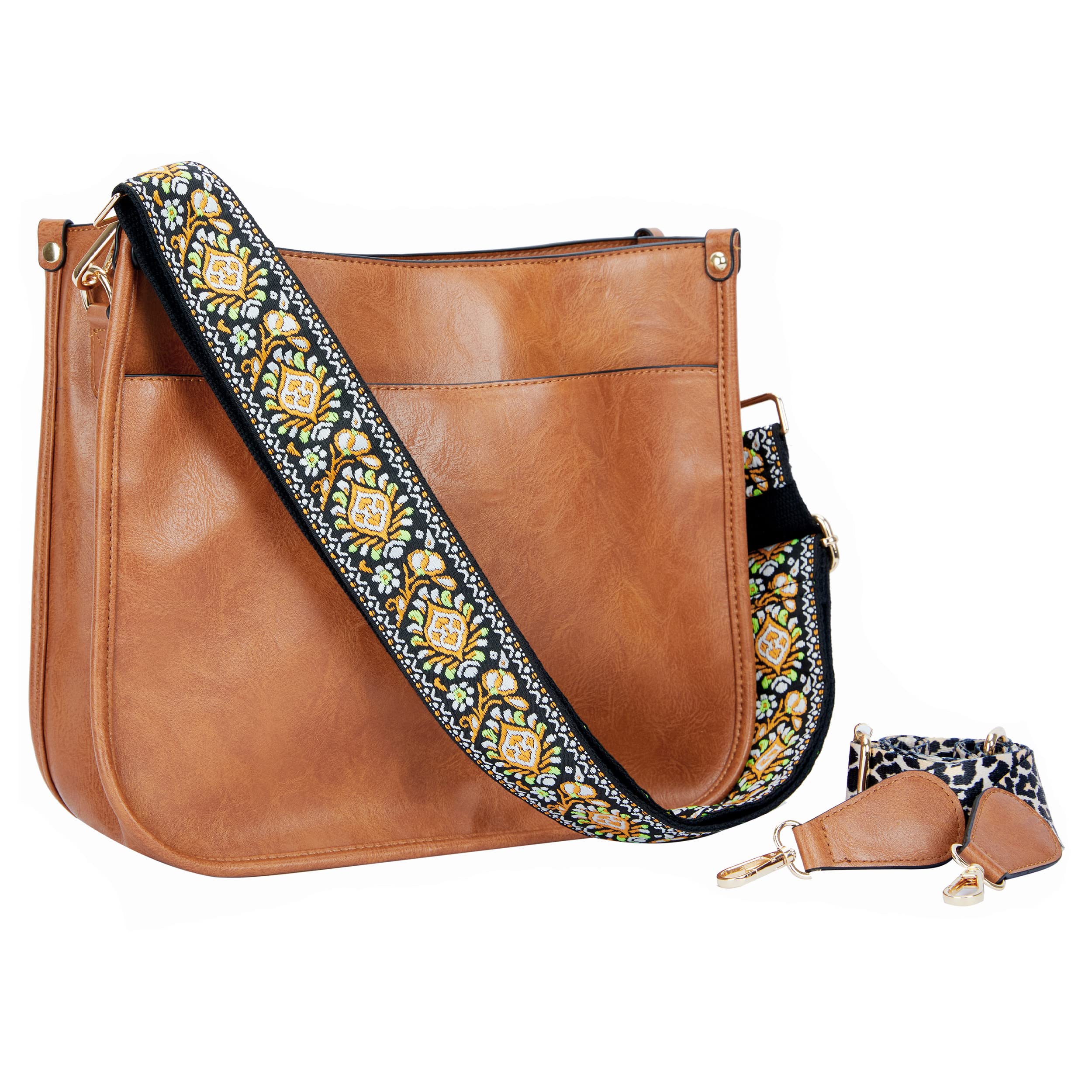 Crossbody Purses for Women Trendy - Vegan Leather Shoulder Bag Designer Hobo